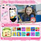 Kids Smart Phone for Girls Toys, Gifts for 3-10 Year Old Girls Boys Pink