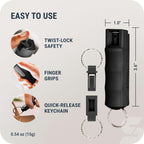 SABRE Pepper Spray with Quick Release Keychain for Self Defense
