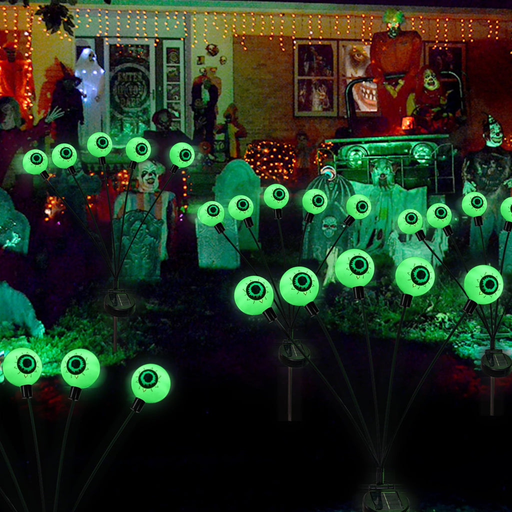 Dazzle Bright 4Pack Halloween Decorations Outdoor Solar Lights