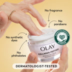 Olay Collagen Peptide Face Moisturizer, Firming Cream for Women, Fragrance-Free, Non-Greasy - Hydrating, Anti-Aging, Anti-Wrinkle, Smooth Fine Lines, Plumping Skin Care - Niacinamide, 1.7 Oz