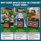 JDicton Rock Glue for Landscaping 2 Gallon - Concentrated Mulch Binder for Landscaping for Pea Gravel, Pebble & Stone, Landscape Glue for Patio & Driveway, 100% Permeable, Pet Safe, Last 2 Years