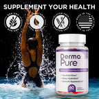 (2 Pack) Derma Pure Gummies, Official Derma Pure Gummy with All Natural Ingredients, Maximum Strength Supplement with Premium Vitamins Supporting Optimal Wellness and Advanced Health (120 Gummies)