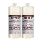 MRS. MEYER'S CLEAN DAY Multi-Surface Everyday Concentrate, Lavender Scent, 32 Fl Oz Bottle - 2 Pack