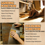 15 PCS Wet Dry Sandpaper 5000 Grit Sheets for Polishing & Finishing