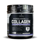 SASCHA FITNESS Hydrolyzed Multi Collagen Peptides Tipes 1,2 & 3 |Hyaluronic Acid|Biotin Cynatine HSN|Vitamin C & E |for Hairs, Skin & Bone Support|Chocolate Flavor