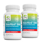 Terry Naturally BosMed 500 Extra Strength - Boswellia Serrata Extract Supplement - Dietary Supplement for Healthy Lung Support - Herbal Supplement Formula - 60 Softgels (Pack of 2)