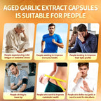 VivoNu Aged Garlic Extract Capsules, 10500mg Odorless Garlic Supplements with Magnesium, Chromium, B1 & B9, Supports Immune Health & Heart Function| 2 Years Matured | 300 Softgels