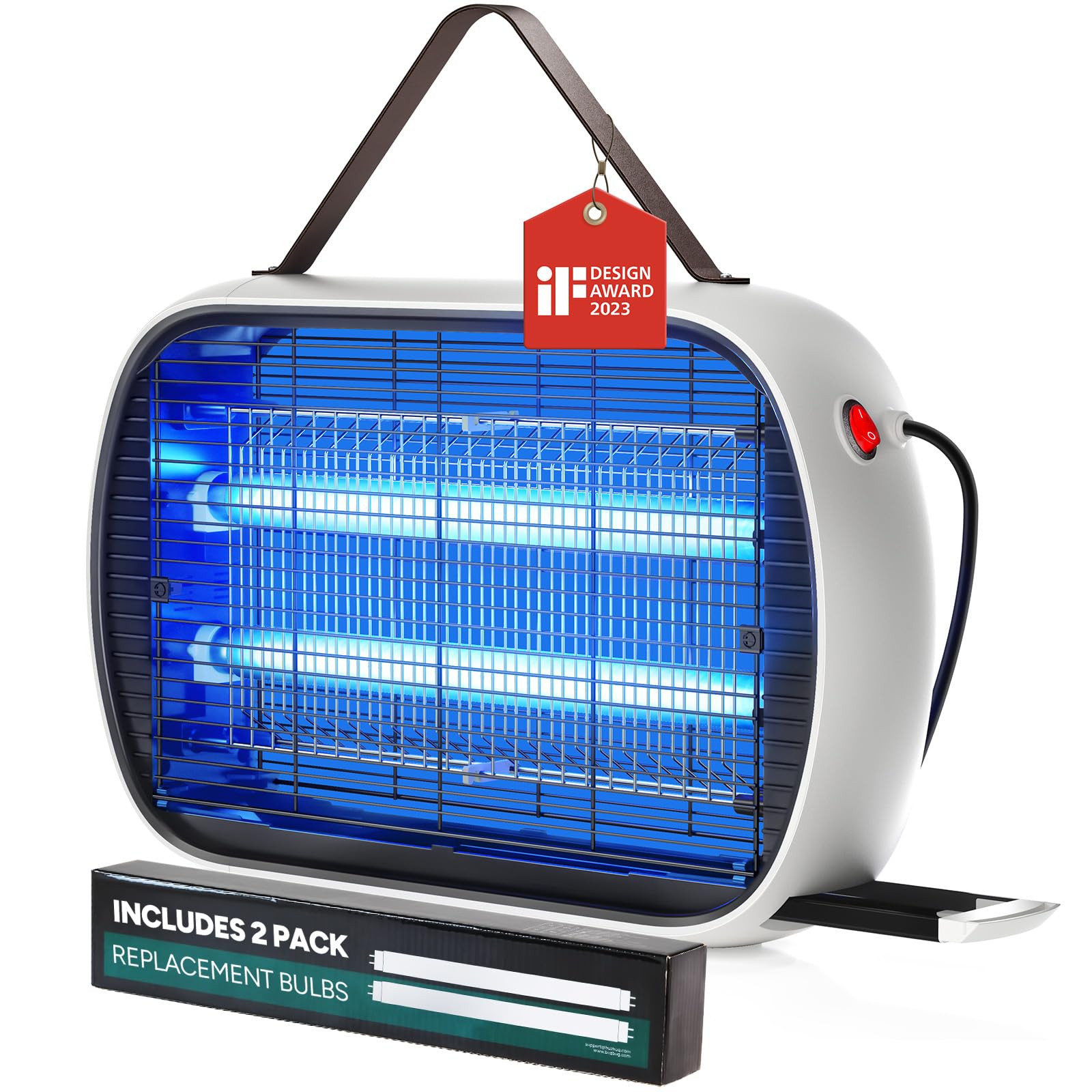 Buzbug Bug Zapper Indoor for 5000 Sq. Ft., 20W Instant Electric Mosquito Zapper, High-Voltage Fly Zapper, Fruit Fly Traps Fly Killer -MA015