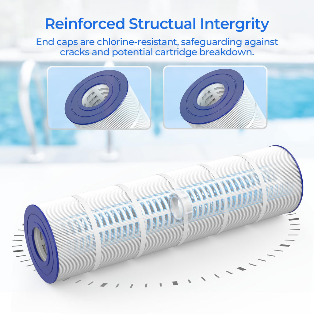 AQUIVEX CL580 Jandy Pool Filter Cartridge, Compatible with Jandy CL580, CV580, APCC7355, Pleatco PJAN145, PJAN145-PAK4, Unicel C-7482, Filbur FC-0820, FC-6415, Aladdin 24501, 4 Pack