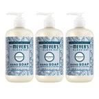 MRS. MEYER'S CLEAN DAY Hand Soap, Made with Essential Oils, Snowdrop, 12.5 fl. Oz (Pack of 3)
