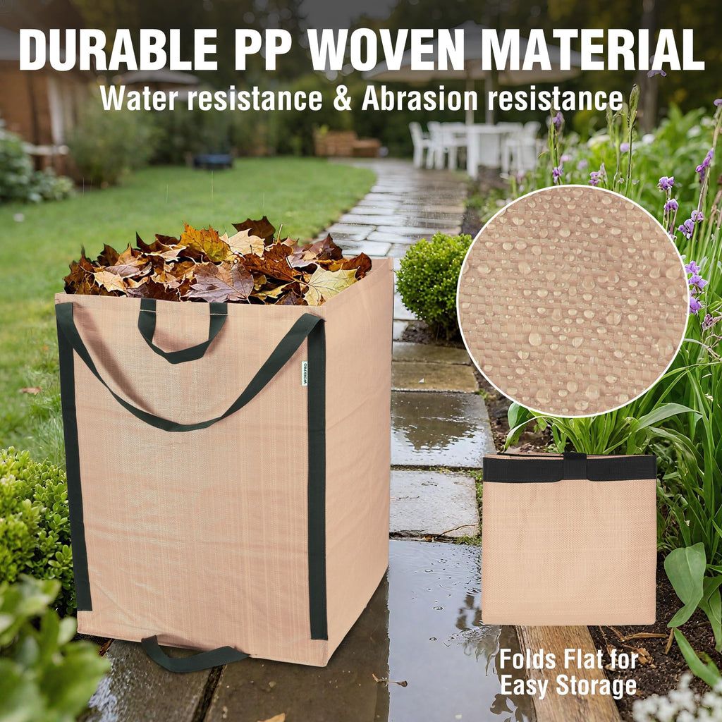 WORKPRO Reusable Self-Standing Yard Waste Bags 72-Gallon 3 Pack