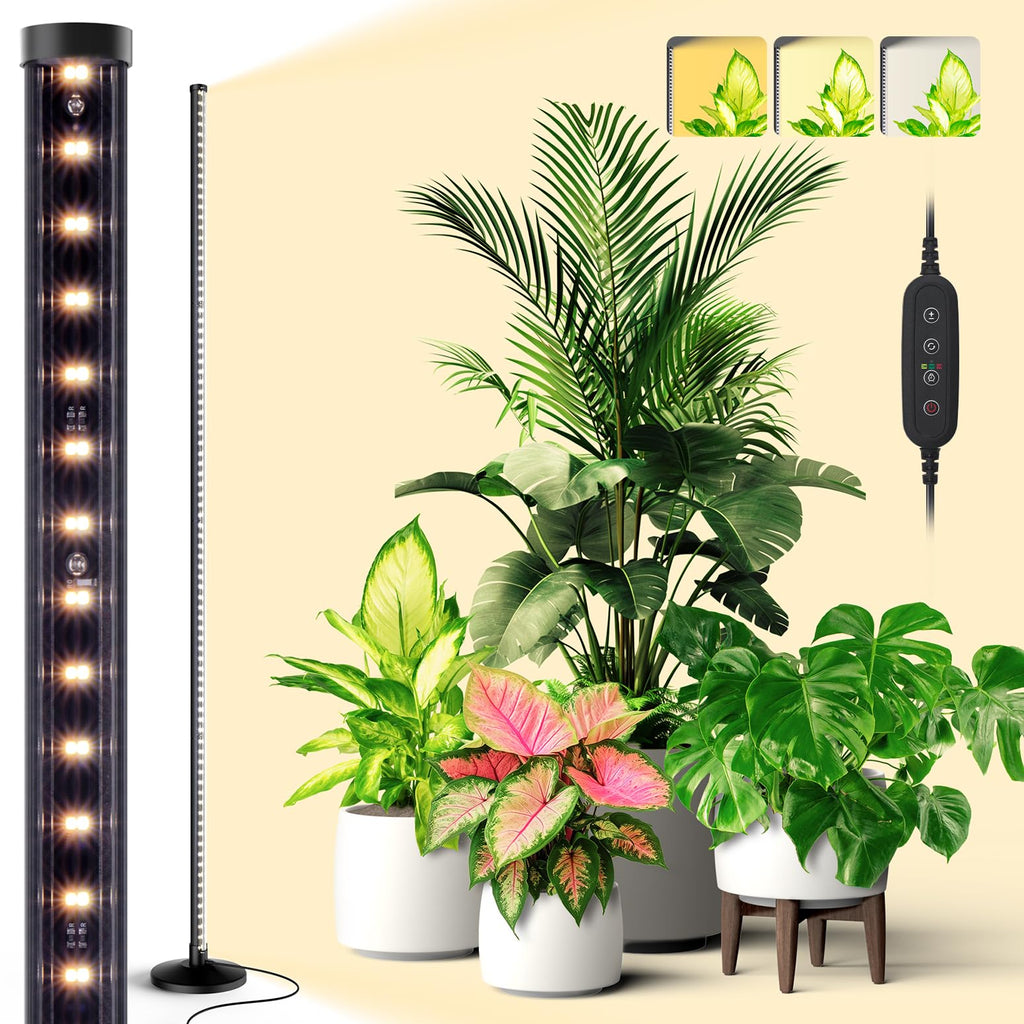 Bstrip T10 Vertical Grow Light, Full Spectrum Plant Light, 16in-65in