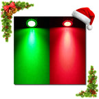 ALIDE Green MR16 GU5.3 Led Bulbs 5W,20W 35W 50W Halogen Equivalent,12V Low Voltage MR16 Led Green Bulb Spotlights for Outdoor Landscape Yard Garden Tree Pool Holiday Christmas Lighting,38 Deg,3 Pack