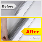 DR.TAPELAB, Black Window Screen Repair Tape, 4 in X 15 FT, Screen Repair Kit for Windows or Doors, Strong Adhesive Patch Kit Fiberglass Mesh Tape