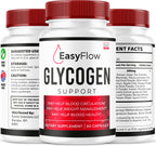 (2 Pack) Easy Flow Glycogen Support - EasyFlow Glycogen, Easy Flow, Easy Flow Glycogen Supplement, Glycogen Support Easy Flow, Easy Flow Glycogen, Glycogen Easy Flow, 120 Capsules for 2 Months