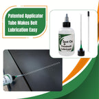 Premium Treadmill Belt Lubricant - Made in The USA - Patented 8 Inch Application Tube and Precision Twist Cap - 100% Pure Silicone - Spot On