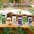 Coconut Aromatherapy Spa Shock for Hot Tubs & Spas | Non-Chlorine Oxidizing Hot Tub Shock Treatment | Compatible with Bromine Tablets & Chlorine | Neutralizes Odors & Clarifies Water (2 lbs)