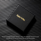 King Will Stainless Steel Wedding Ring 8mm Black I Love You Matte Size 10