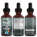 Clean Nutraceuticals Shilajit Liquid Drops with Sea Moss, Ashwagandha, Zinc, Magnesium, Liquid Vitamins for Women and Men - Terra Mineral