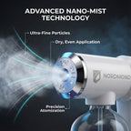 The Original Disinfectant Fogger Machine - Professional Sanitizer Sprayer - ULV Atomizer & Nano Steam Gun – Rechargeable Barber Spray Gun with Blue Light V2