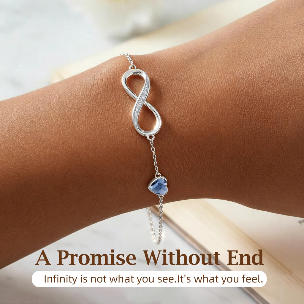 CDE Birthstone Infinity Bracelet Hypoallergenic WaterProof Jewelry Gift