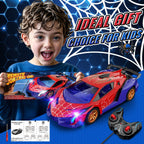 ZIROKAY Spider Remote Control Car with Multi-Color Flash Lights, Drift RC Cars, Spider Toys Gifts for 3 4 5 6 7 8 9 10 Year Old Boys Age 3-4 4-6 6-8 8-12 Christmas Birthday Gift, Toddler Kids Toy