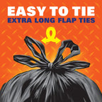 Hefty Heavy Duty Trash Bags, Large | 42 Gallon | For Contractors | 26 Count, Pack of 2