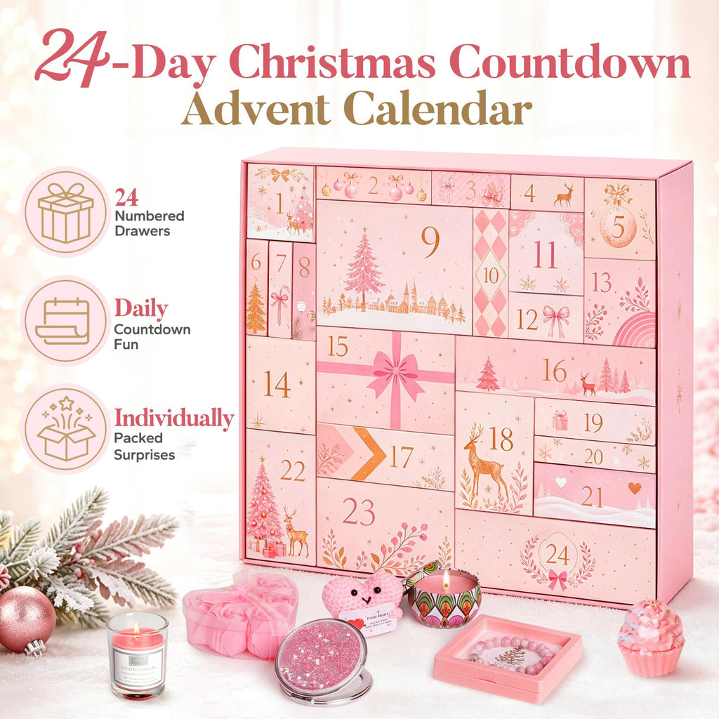 Verdenu Advent Calendar 2026 for Women Teen Girls - 24 Day Beauty Gift Set