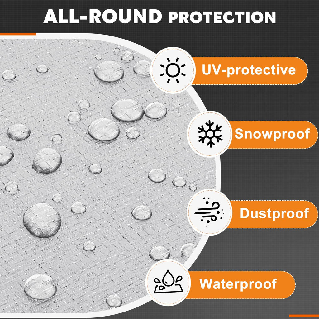 Keten Tarps Heavy Duty Waterproof 20X25 Feet, Extra Thick 16 Mil, Tear & Fade Resistant, UV Blocking, Outdoor Tarp with Reinforced Grommets for Roof, Camping, Patio, Pool, Boat(Silver/Black)