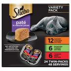 Sheba Perfect Portions Pate Wet Cat Food, Multipack, 2.6 oz, 24 ct
