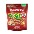 DreamBone Twist Sticks Rawhide-Free Dog Treats with Real Protein, 100 Count