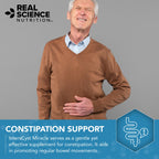 Real Science IntersCyst Miracle – All Natural Supplement for Interstitial Cystitis Relief and Constipation with Vitamins C, D, B12 & K + Nitric Oxide Support – Bladder & Kidney Health Support, 60 Caps