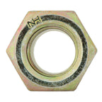 3/8"-24 (25 Pack) Grade 8 Nylon Insert Lock Nuts, Fine Thread, Yellow Zinc by Makers Bolt