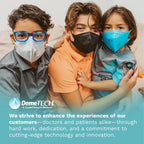 DEMETECH ASTM Level 3 Disposable Face Masks, Protective Face Mask Pack with 3 Layers, Adult, 50 Qty