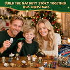 Nativity Advent Calendar 2026 for Kids, 24-Day Christmas Building Block Set