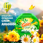Gain Flings Laundry Detergent Pacs, 60 Count, Original Scent, with Odor Defense, Concentrated Laundry Soap Pacs