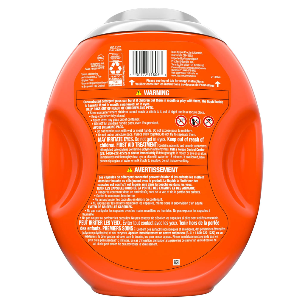Tide Power PODs + Downy Laundry Detergent Pods, 45 Count, Soft Boosters + April Fresh