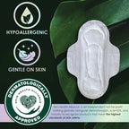 L. Ultra Thin Pads for Women, Overnight Absorbency, Organic Cotton Top Layer, Unscented Pads with Wings,96 Count (Pack of 2)