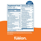 Bariatric Fusion Orange Cream Flavored Complete Chewable Bariatric Multivitamin with Iron for Bariatric Surgery Patients Including Gastric Bypass and Sleeve Gastrectomy - 120 Tablets