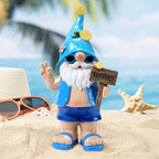 Garden Summer Gnomes Statue Coastal Decor for Outdoor Beach Gift for Women