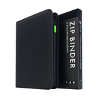 Vault X 9 Pocket Trading Card Zip Binder, 360 Cards, Premium Exo-Tec Album Material, 20 Side-Loading Pages, Folder for Collectible Games, Sports, TCG (Black)