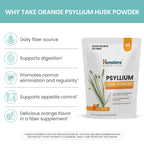 Himalaya Organic Psyllium Husk Powder, Daily Dietary Fiber Supplement, Regularity, Appetite Management, USDA Certified Organic, Non-GMO, No Artificial Colors, Unflavored, 56-Teaspoon Supply, 12 Oz