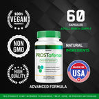 LIVORKA Prostafense Health Supplements for Men Capsules - Official Prostafense Pills All Natural Support, Prostafence Maximum Strength Premium Formula for Daily Wellness, 60 Capsules for 1 Month