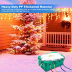 Hrensaw Large Outdoor Electrical Box(12.5x8.5x5inch),IP54 Waterproof Outdoor Outlet Covers,Weatherproof Extension Cord Covers Protect Outlet,Plug,Timer,Power Strip,Holiday Light,Green