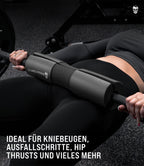 Gymreapers Barbell Squat Pad - Protective Bridge Pad For Hip Thrust, Squats, Lunges - Hip Support, Neck Protection For Bar (Black)