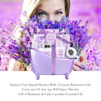 Lavender Bath and Body Gift Basket, Facial Skin Care Set, Spa Kit for Women, Self-Care Relaxation Set, Pamper Kit Self-Care Set, Birthday, Christmas, bath sets for women gift, Mother Day, Anniversary
