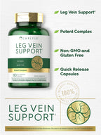 Carlyle Leg Vein Supplement | 180 Capsules | Supports Healthy Vein Function | Non-GMO, Gluten Free