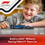 LEGO Speed Champions Williams Racing FW46 F1 Race Car Toy - Building Set for Kids, Boys & Girls, Ages 10+ - Toy Car for F1 Fans - Gift Idea for Birthday - 77249