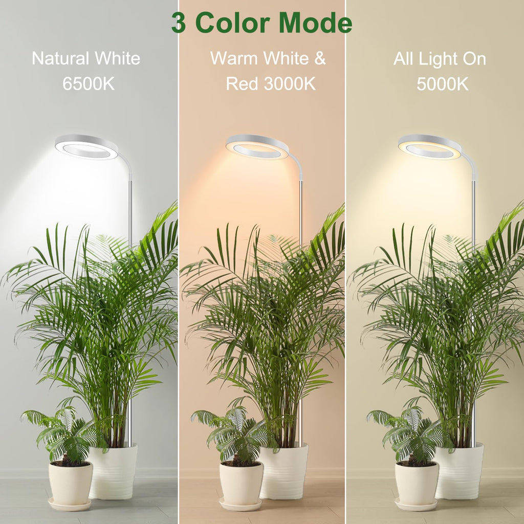 wolezek Grow Lights for Indoor Plants Full Spectrum, 80 LEDs Grow Light