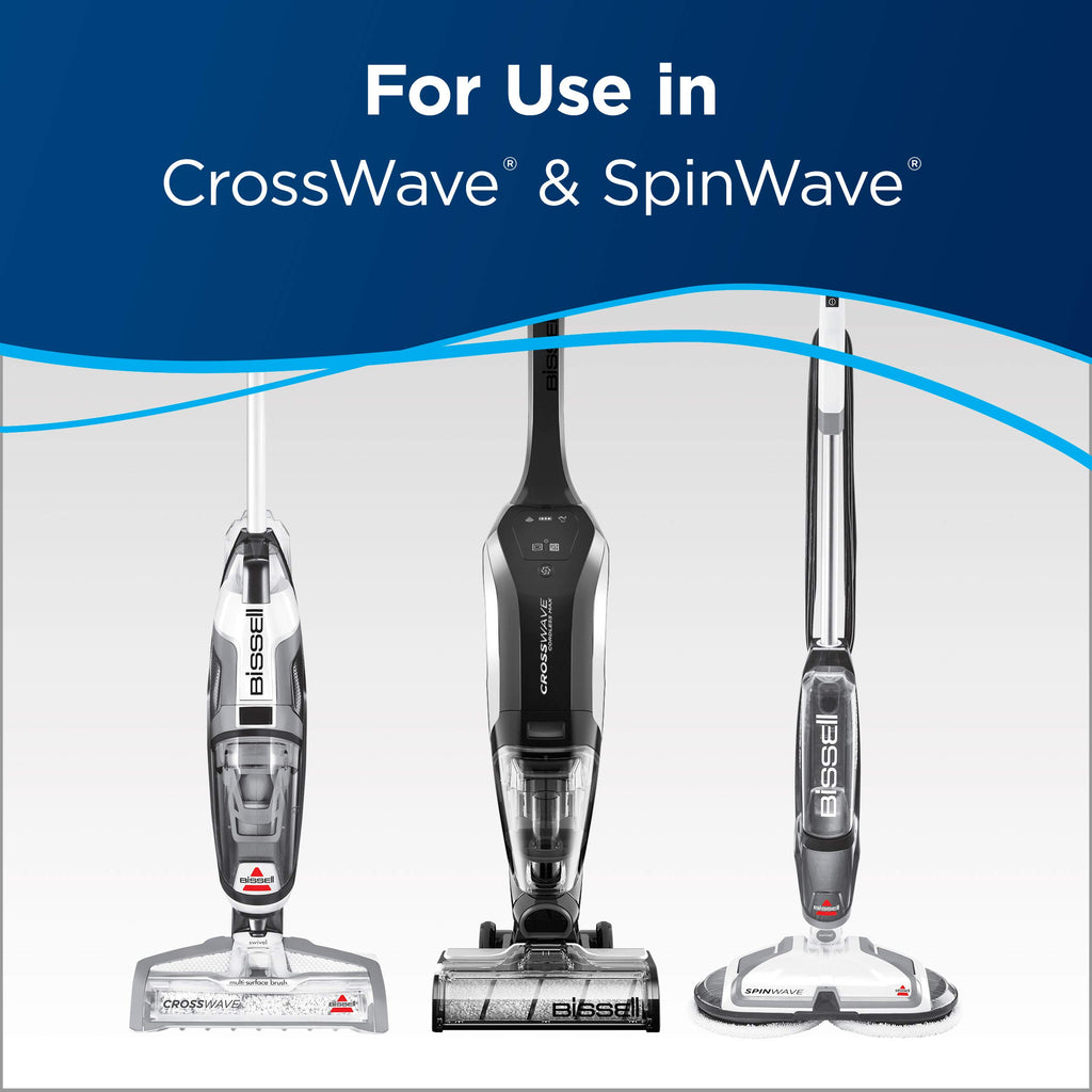 Bissell Hard Floor Sanitize Solution, For use in CrossWave and Spinwave, 80oz, Eliminates 99.9% of bacteria